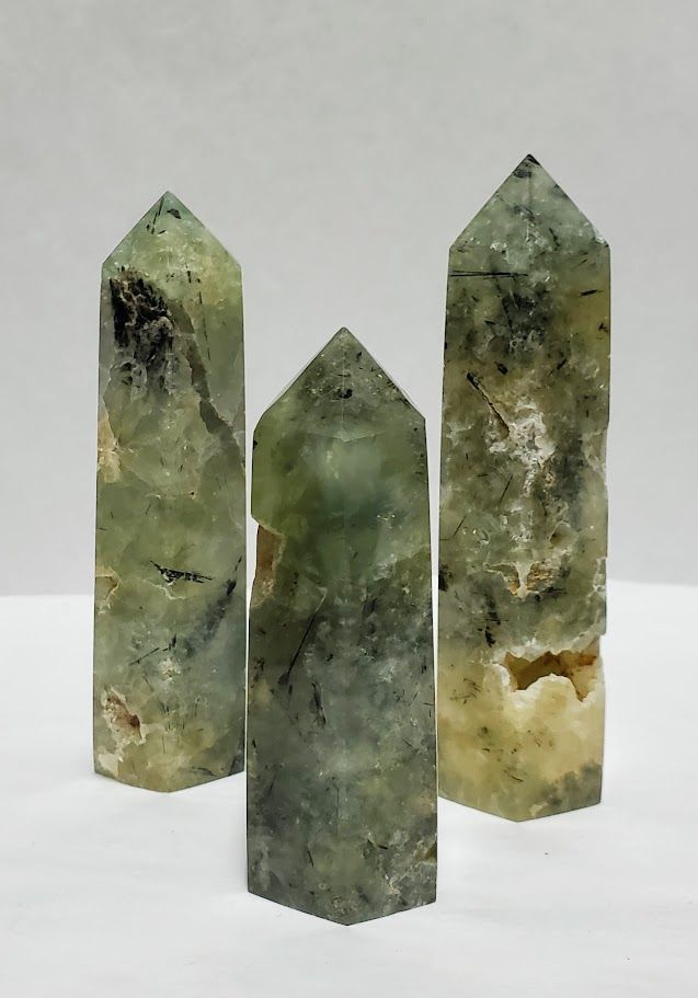 Prehnite w/Epidote Point