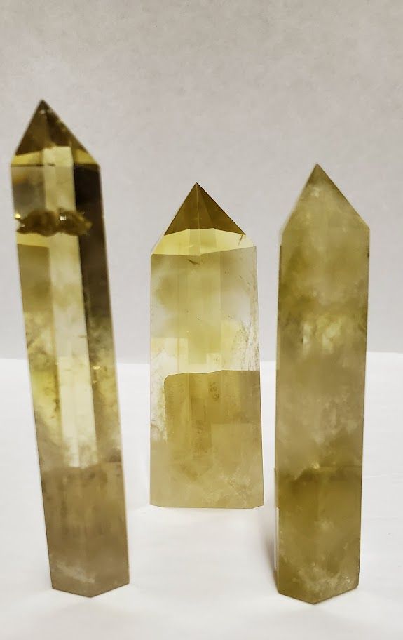 Polished Citrine Point med