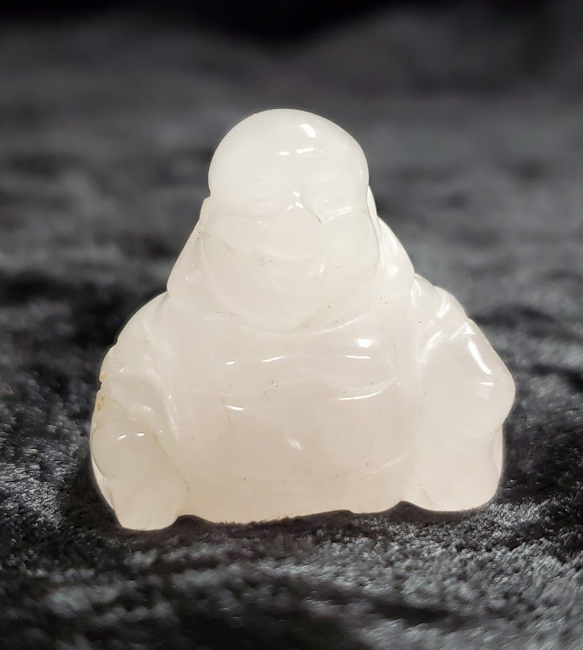 Buddha Rose Quartz Figurine