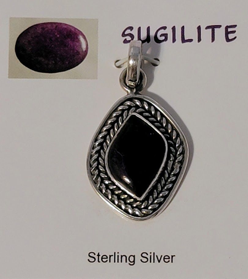 Sterling Silver Sugilite Pend.