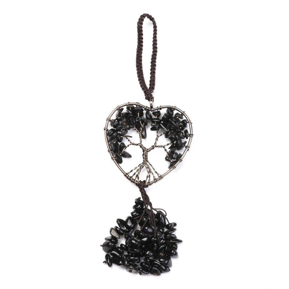 Heart Tree Blk. Obsidian Pend.