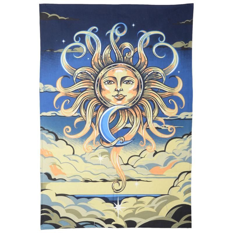 Sun & Moon 3D Tapestry w/glasse