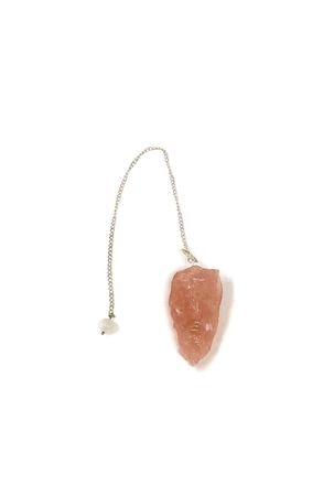 Rose Quartz Pendulum rough