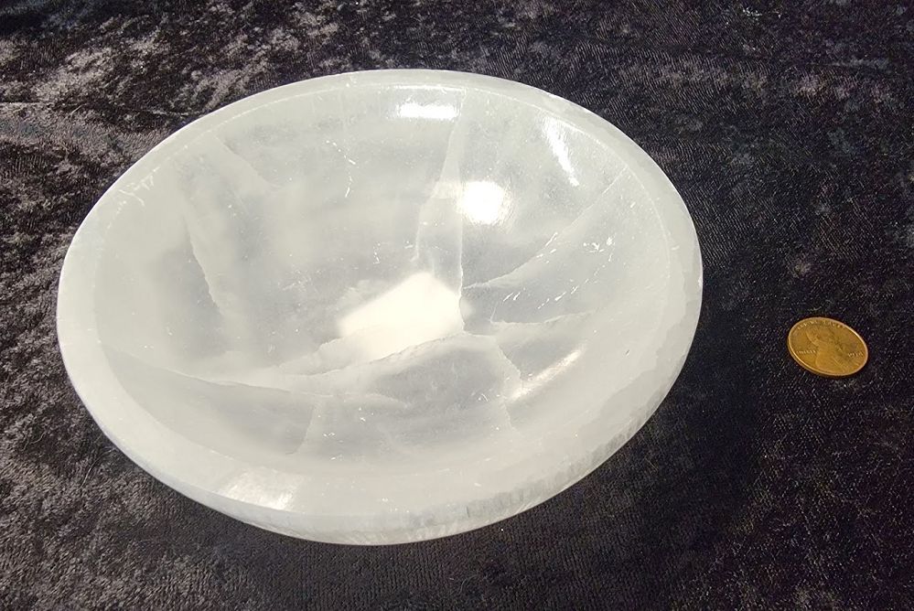 Selenite Bowls Lg