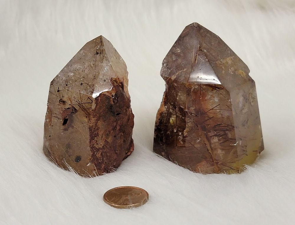 Large Rutile Quarts Points