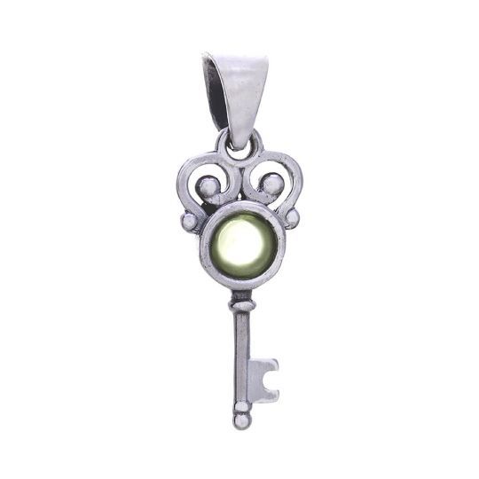 Elegant Key Pendant-Peridot