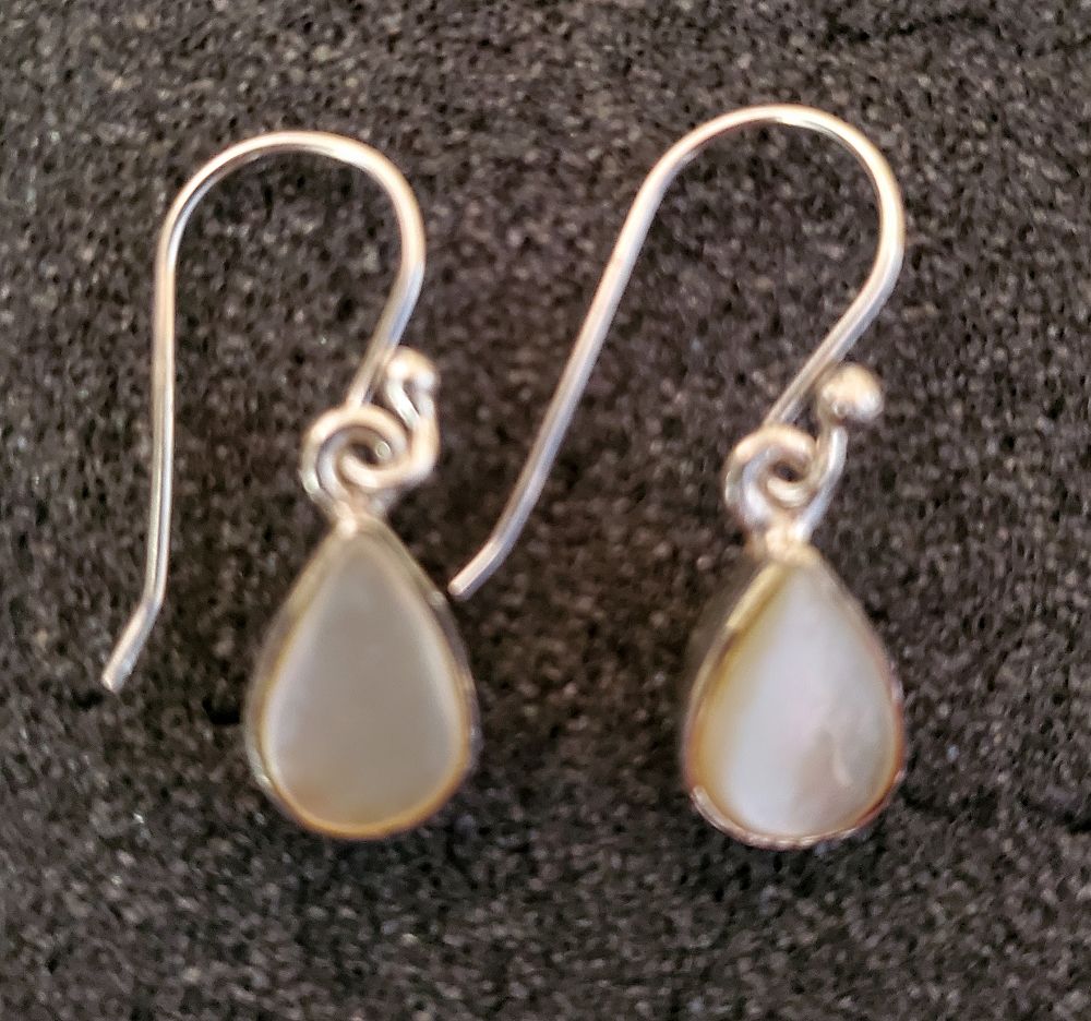 Silver Mother of Pearl Earrings