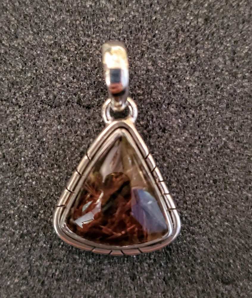 Sterling Rutile Quartz Pendant