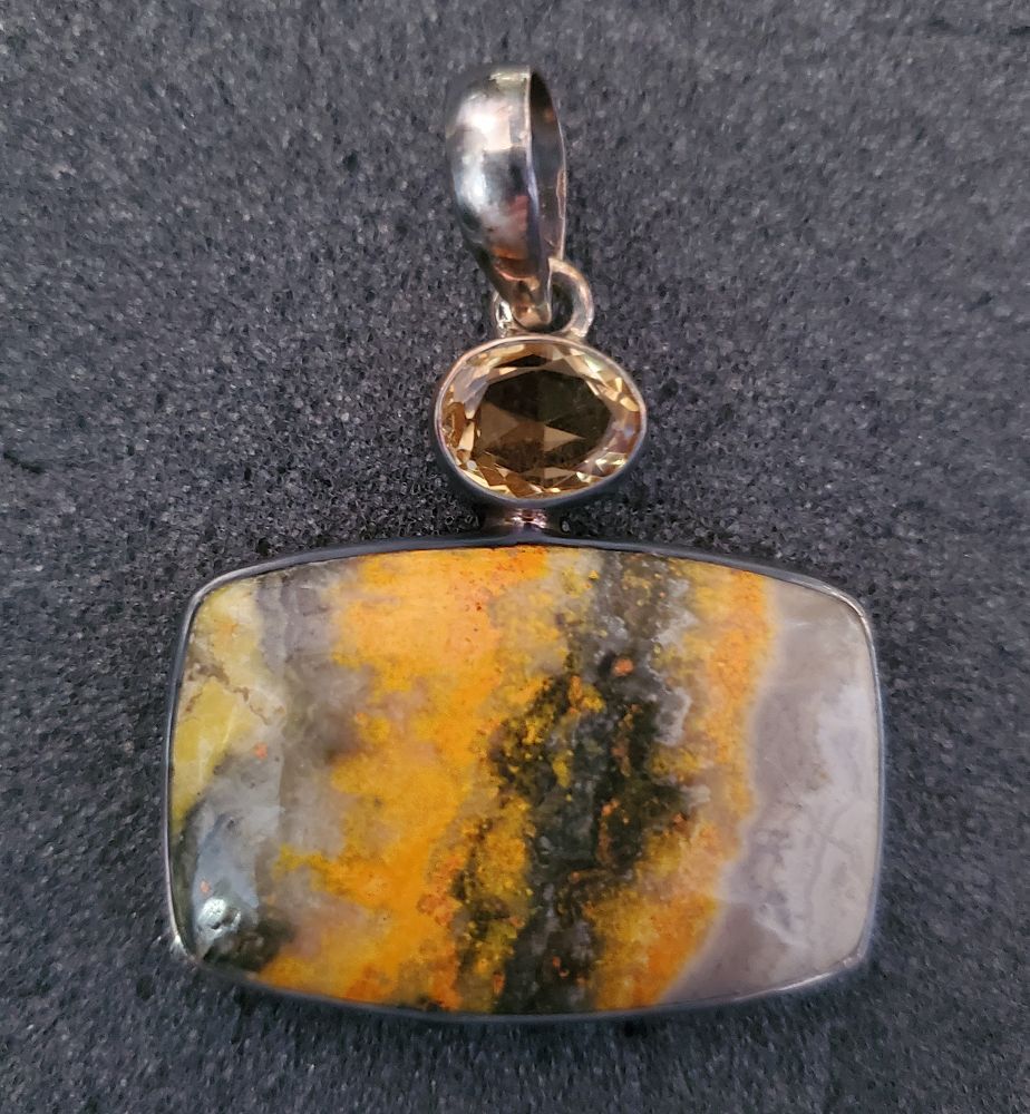 Sterling Bumblebee Jasper