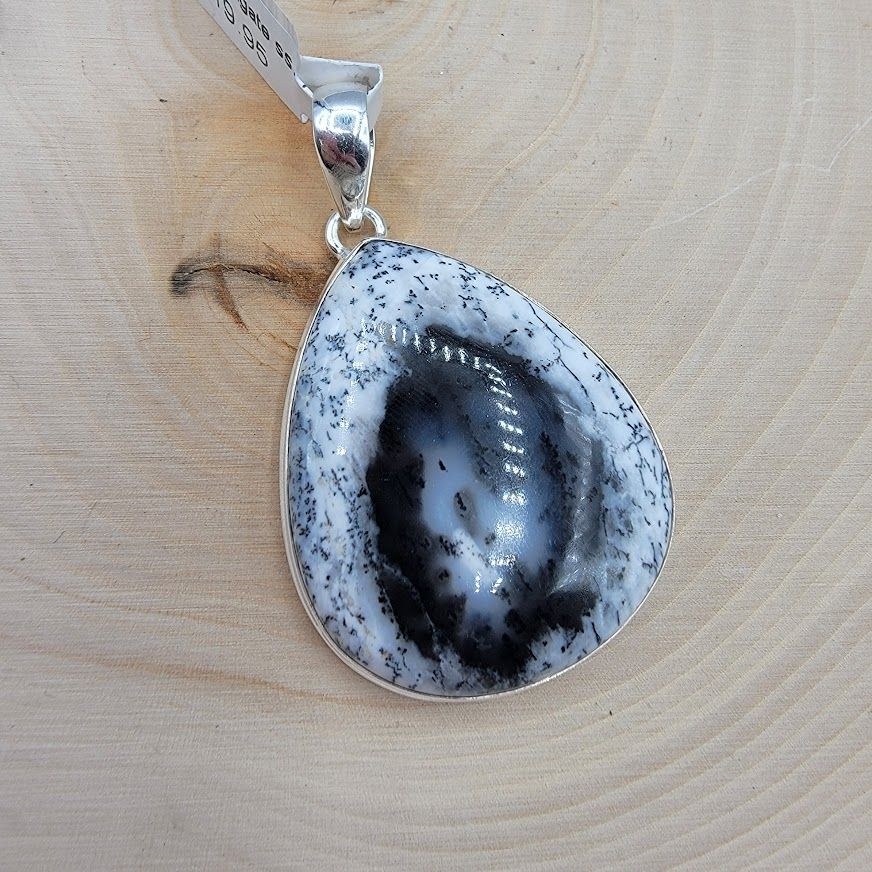 Dendritic Agate ss. Pendant