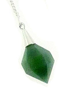 Pendulum Faceted Jade