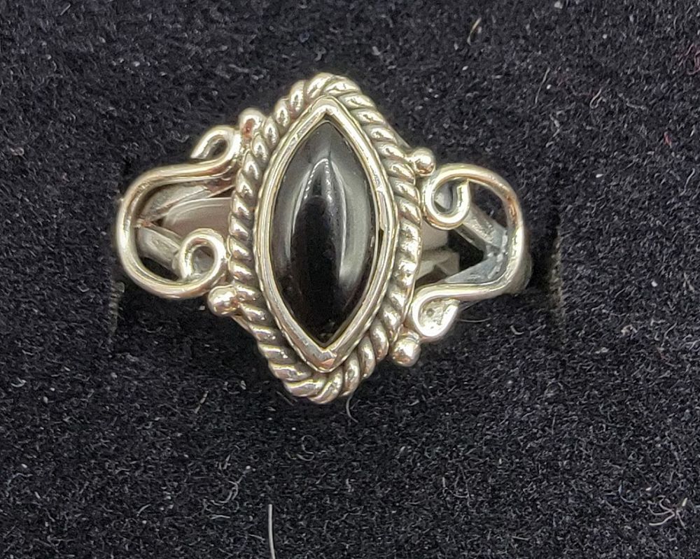 Marquee Ring w. Black Onyx