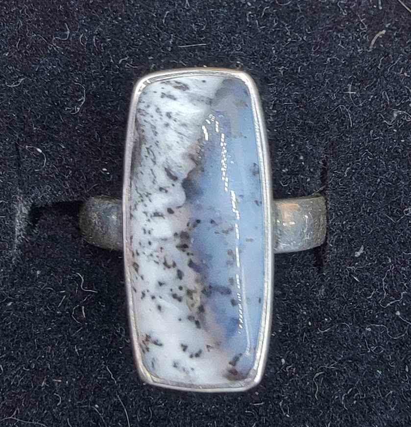 Dendretic Opal Thin Ring 5