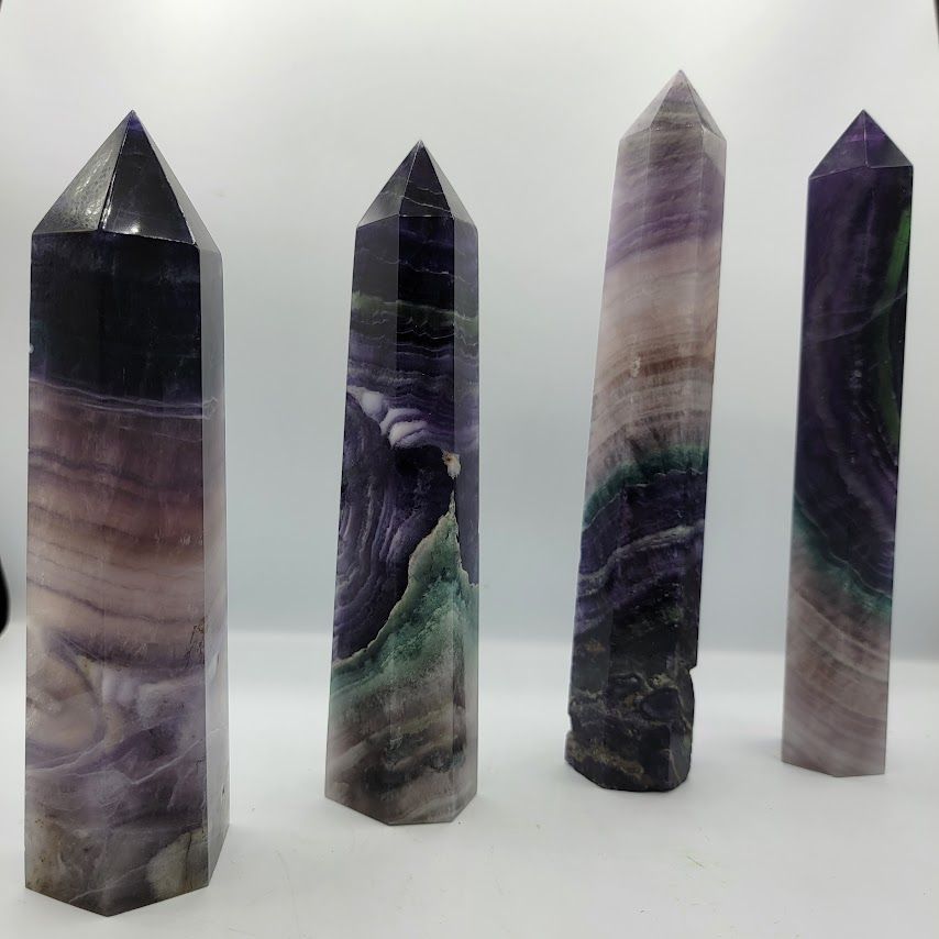 Fluorite Purple Obelisk Sm