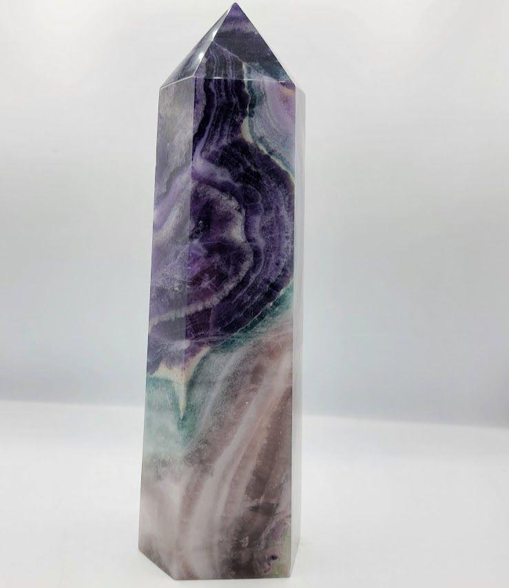 Fluorite Purple Obelisk XL