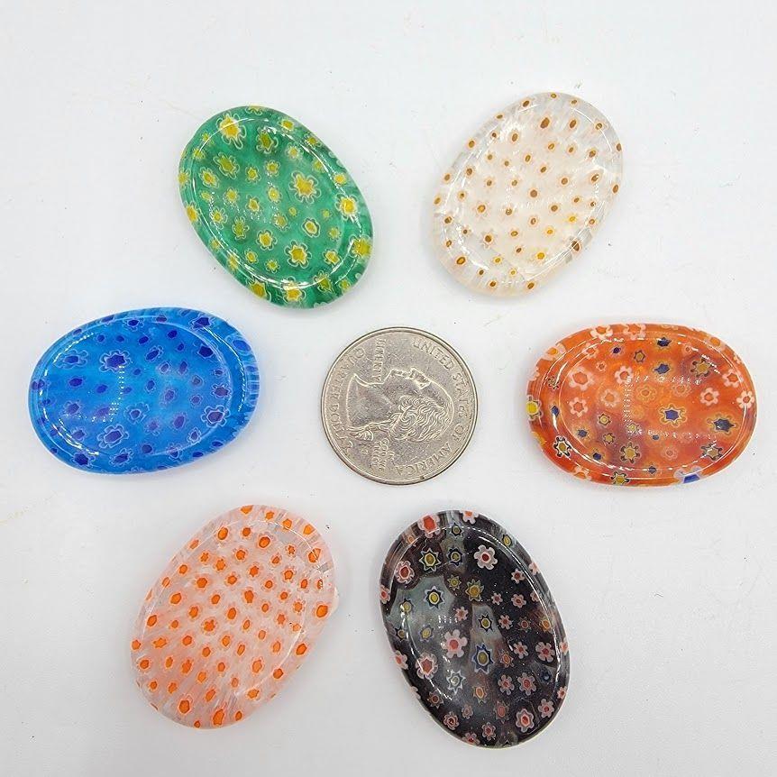 Millefiori Worry Stone