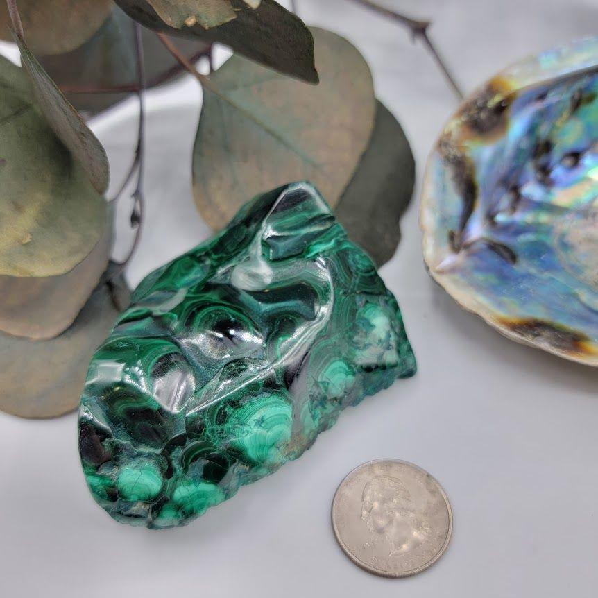 Malachite Polished Freeform 229