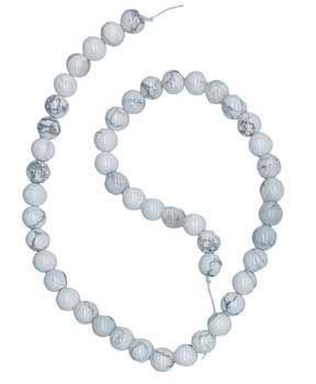 8mm Howlite Beads 6pk