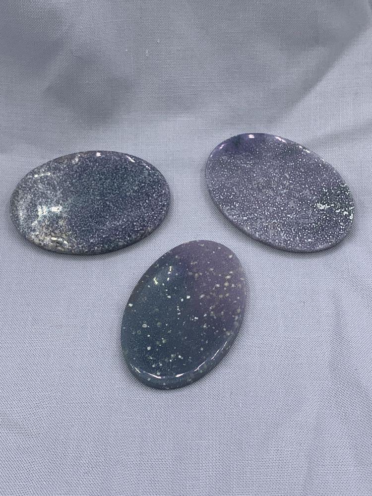 Grape Agate Worry Stone