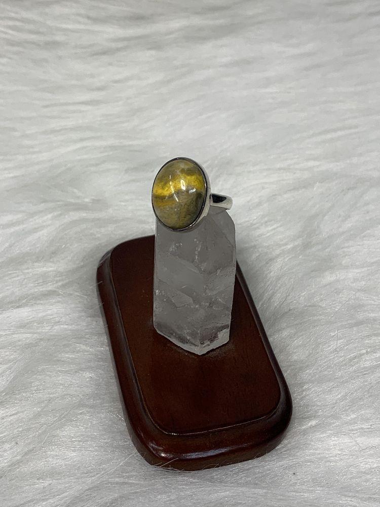 Mustard Jasper Ring 6