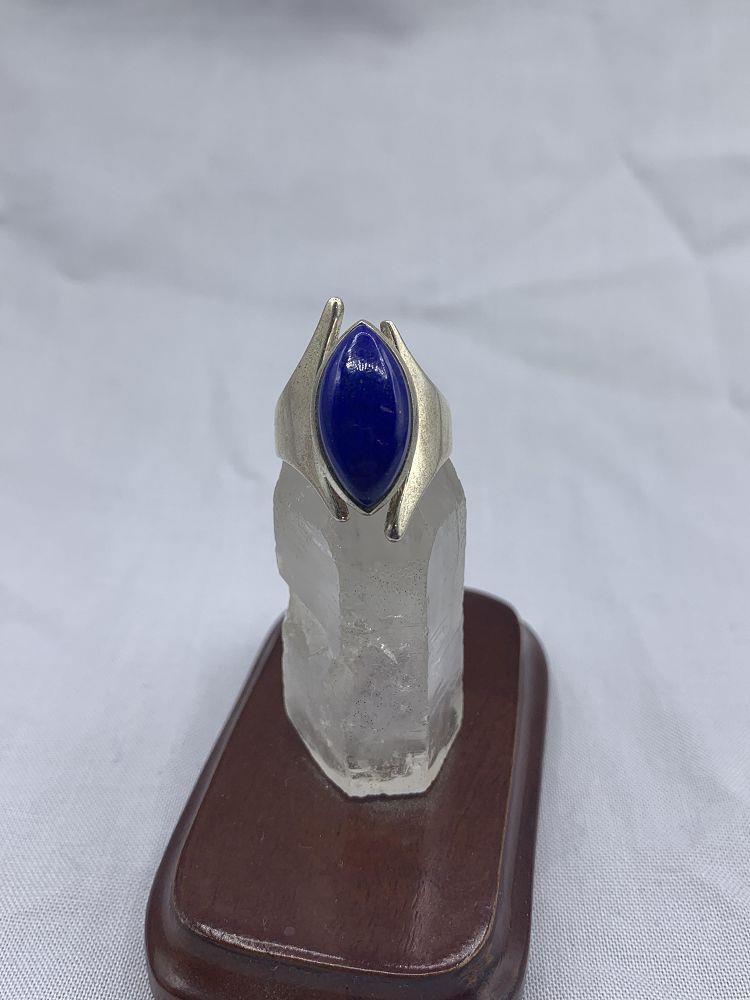 Sterling Lapis Ring