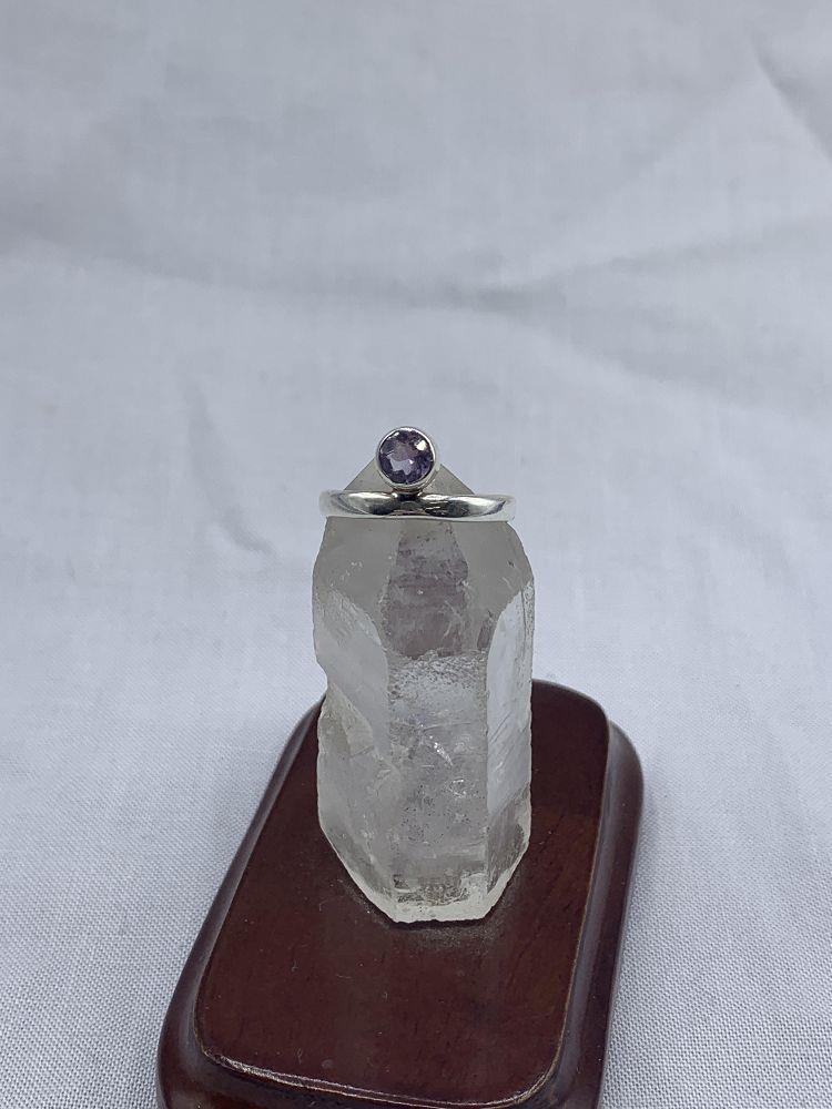 Sterling Amethyst Ring 7