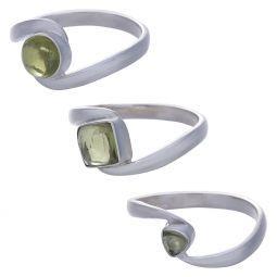 Peridot Ass't Shapes Ring 6