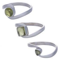 Peridot Ass't Shapes Ring 9