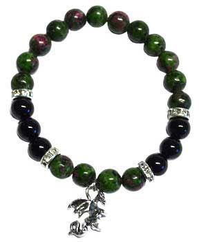 Ruby Zoisite/Black Onyx Dragon