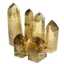 Natural Citrine Flat Pt Sm