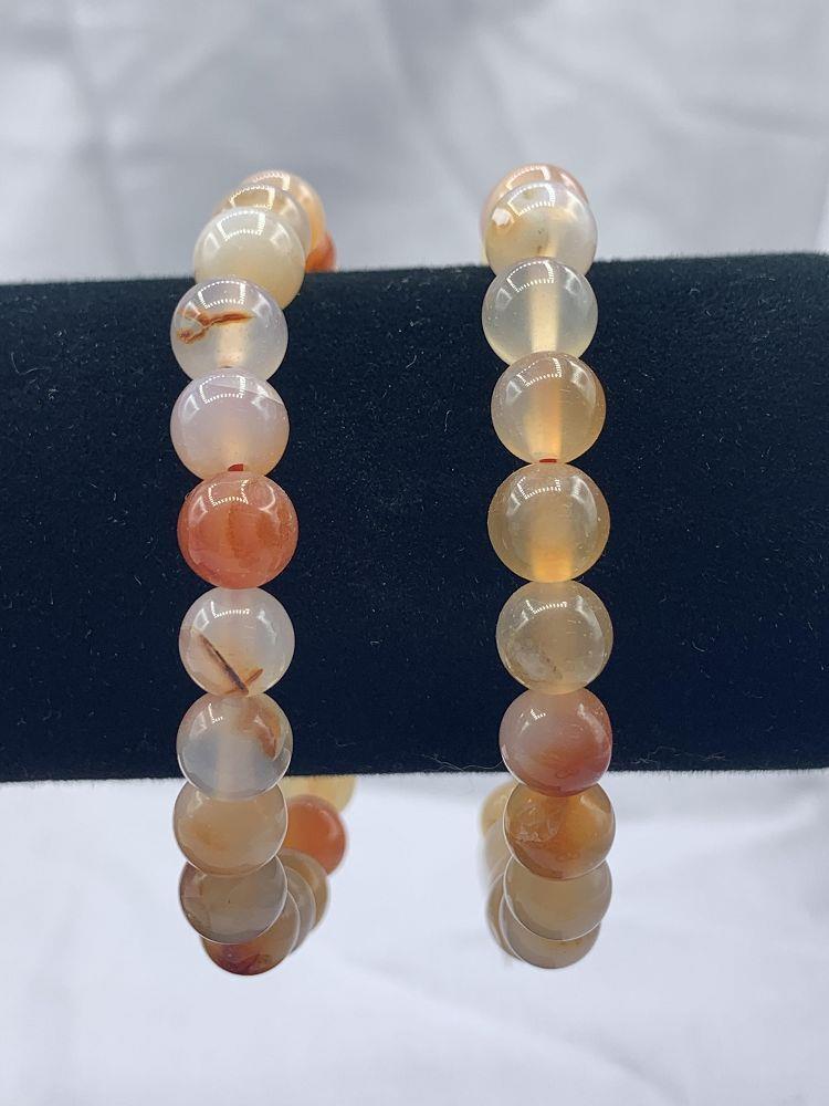 Natural Carnelian Bracelet 8mm