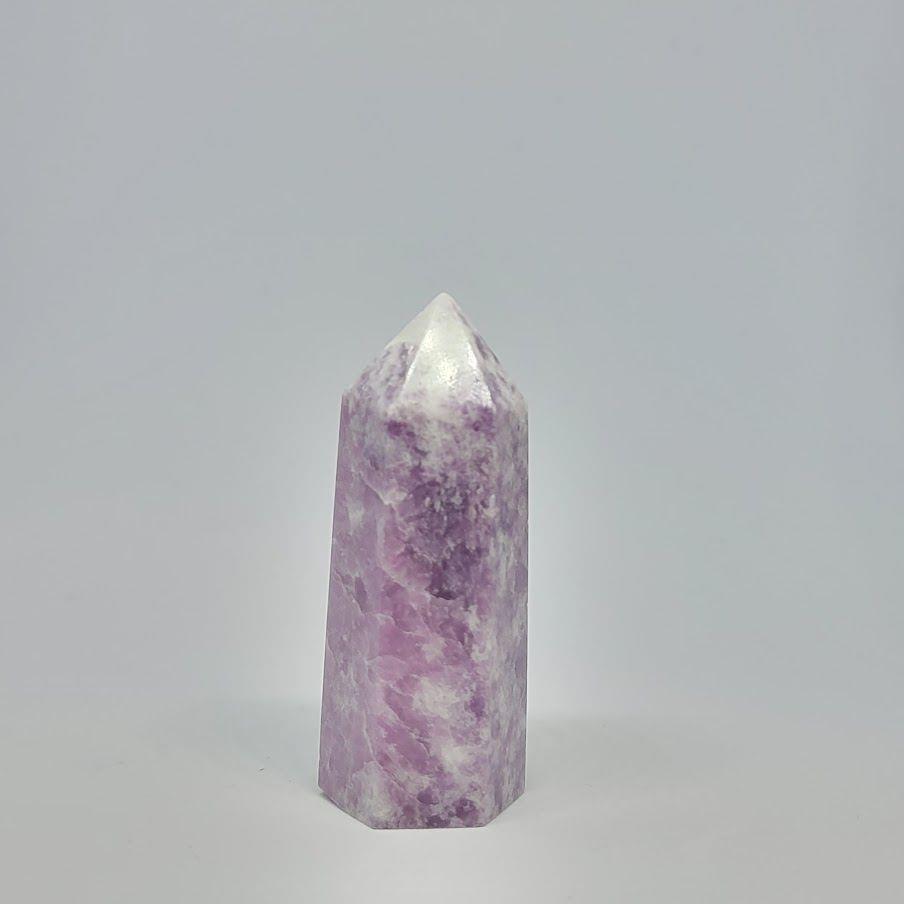 Lepidolite Obelisk Lg