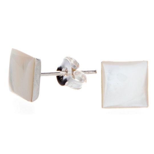 Mother of Pearl Silver Earrings