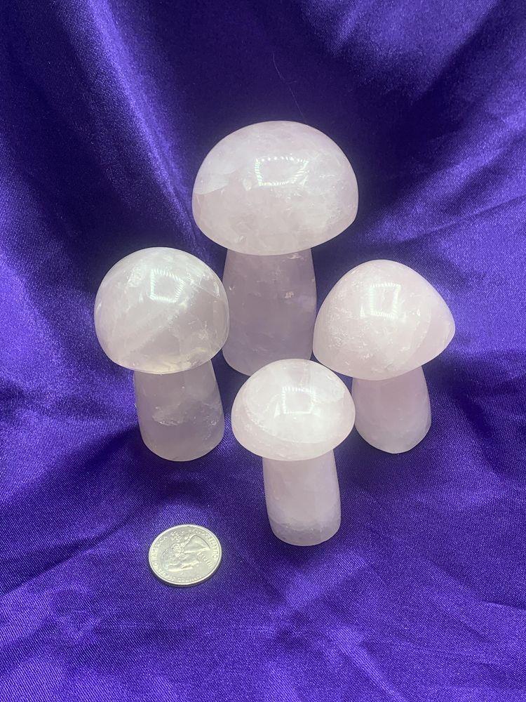 Mushroom Rose Quartz 309-388 g