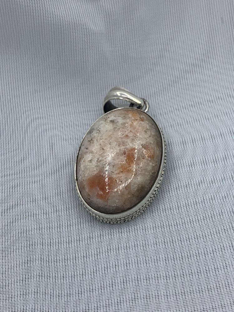 SS Sunstone Pendant