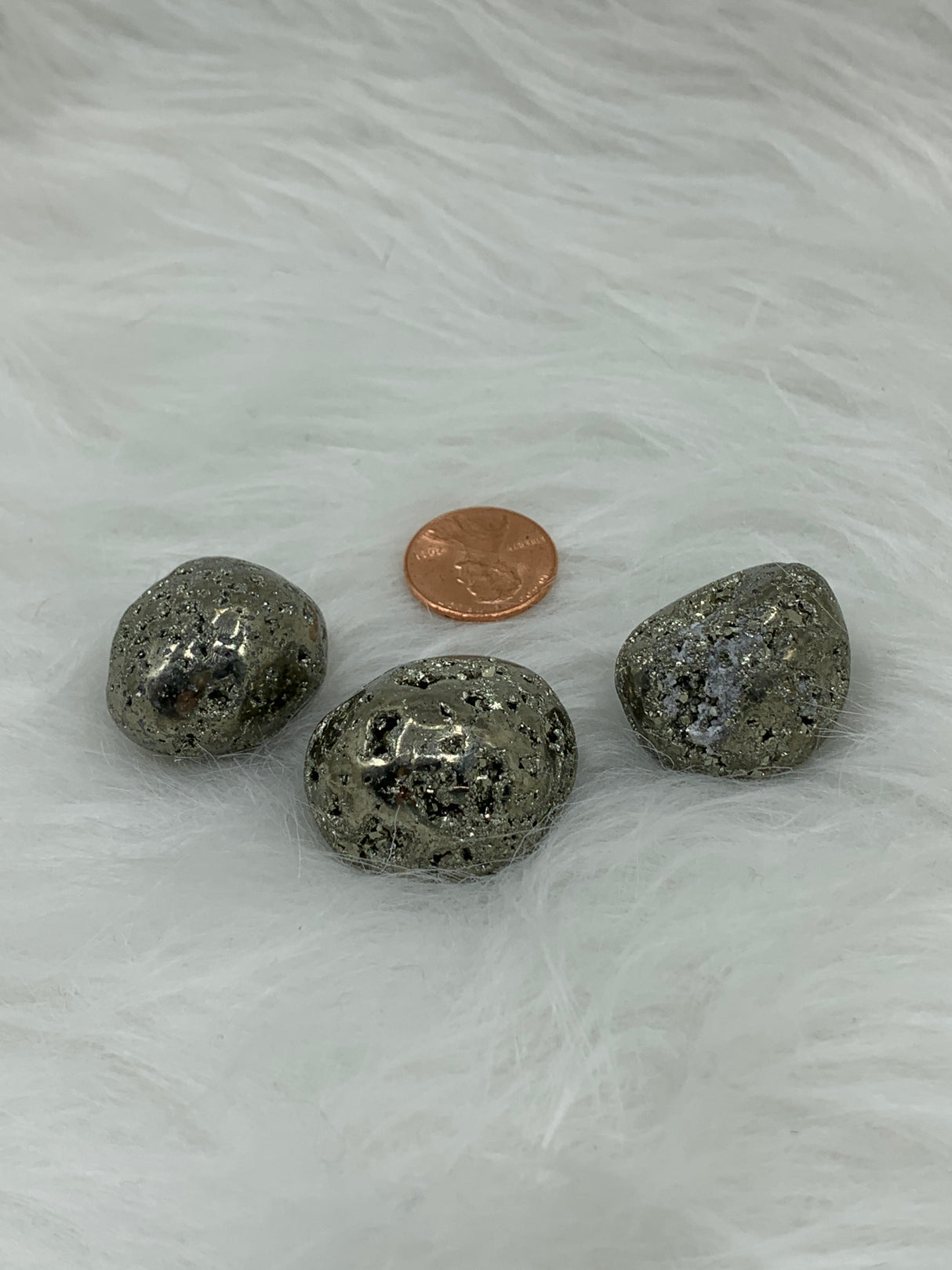 Tumbled Pyrite Large