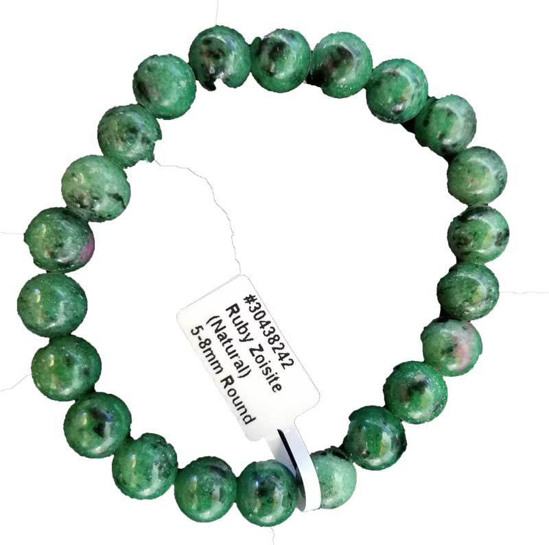 Ruby Zoisite bracelet