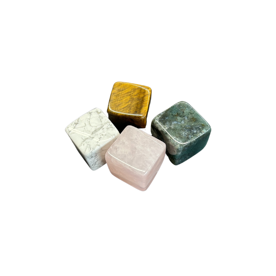 Assorted Gemstone Cubes