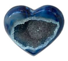 Heart - Agate Druze Medium