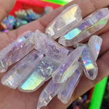 Angel Aura Quartz Dyed Pnt Med