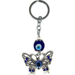 Butterfly - Evil Eye Keychain