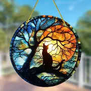 Black Cat Acrylic Suncatcher