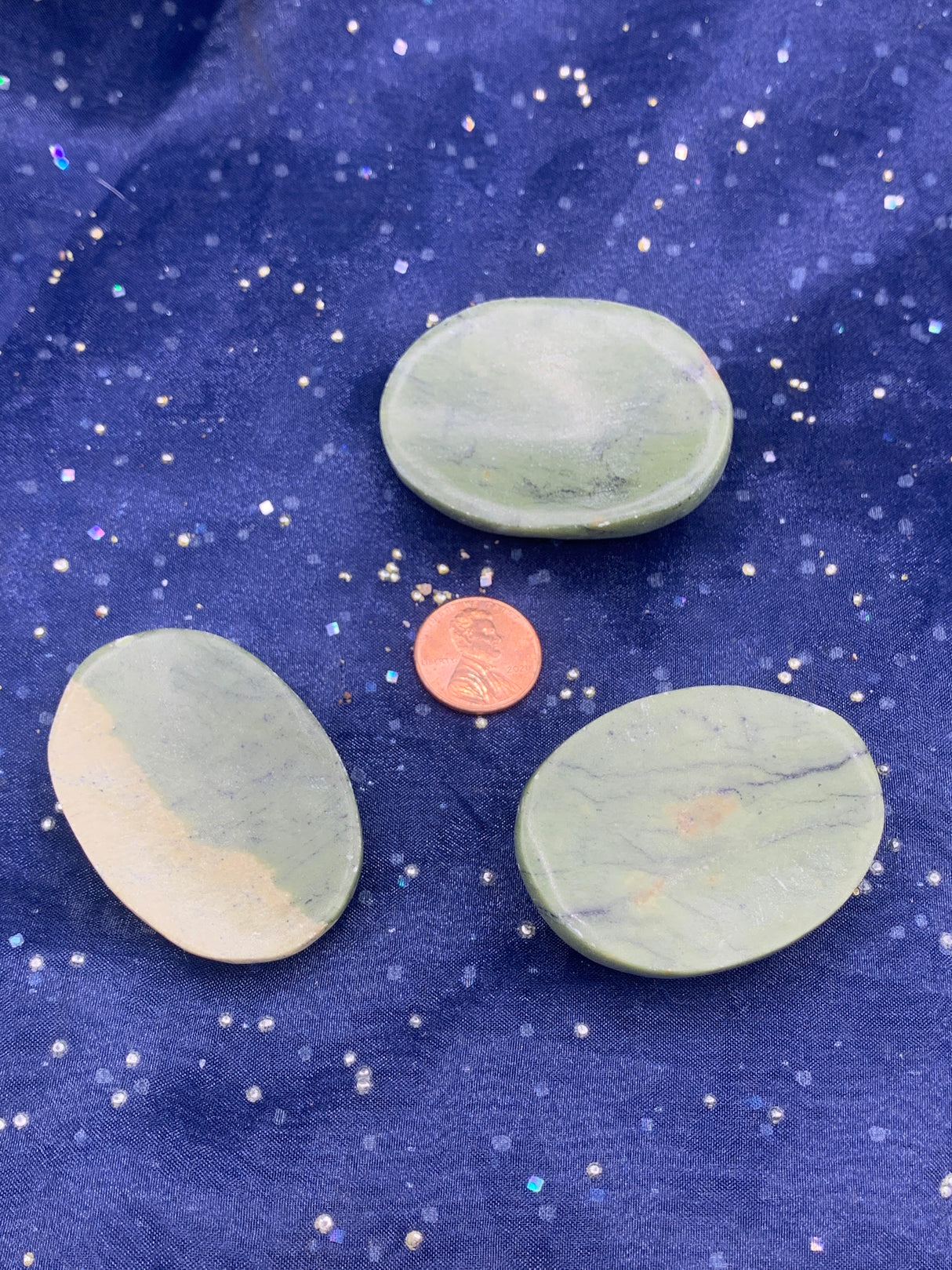 Green Jade Worry Stone