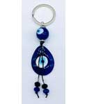 Double Evil Eye Keychain