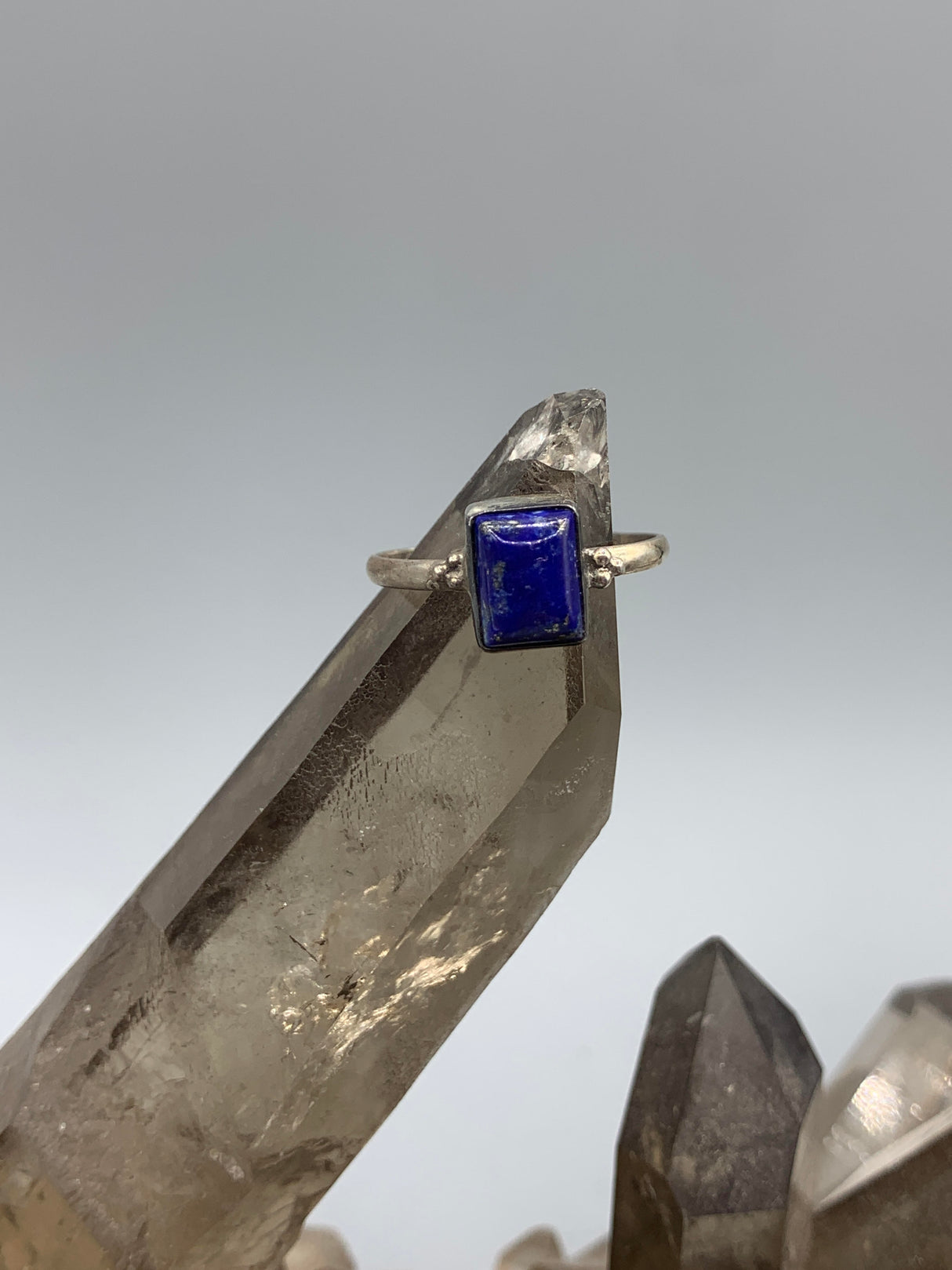 Sterling Silver Lapis Ring 8