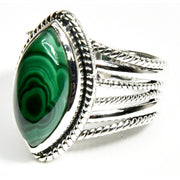 Malachite Ring 10