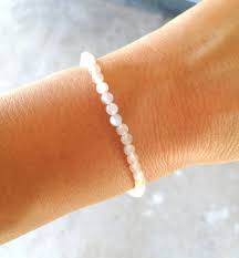 Sm Rainbow Moonstone Bracelet