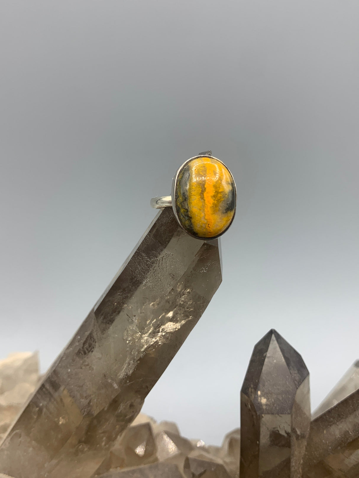 Mustard Jasper Ring 7