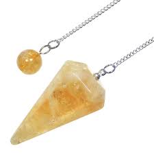 Natural Citrine Pendulum