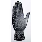 Palmistry Hand Incense Stick Burner 7 1/2"